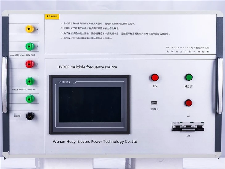Multifrequency Induction Withstand Voltage Tester
